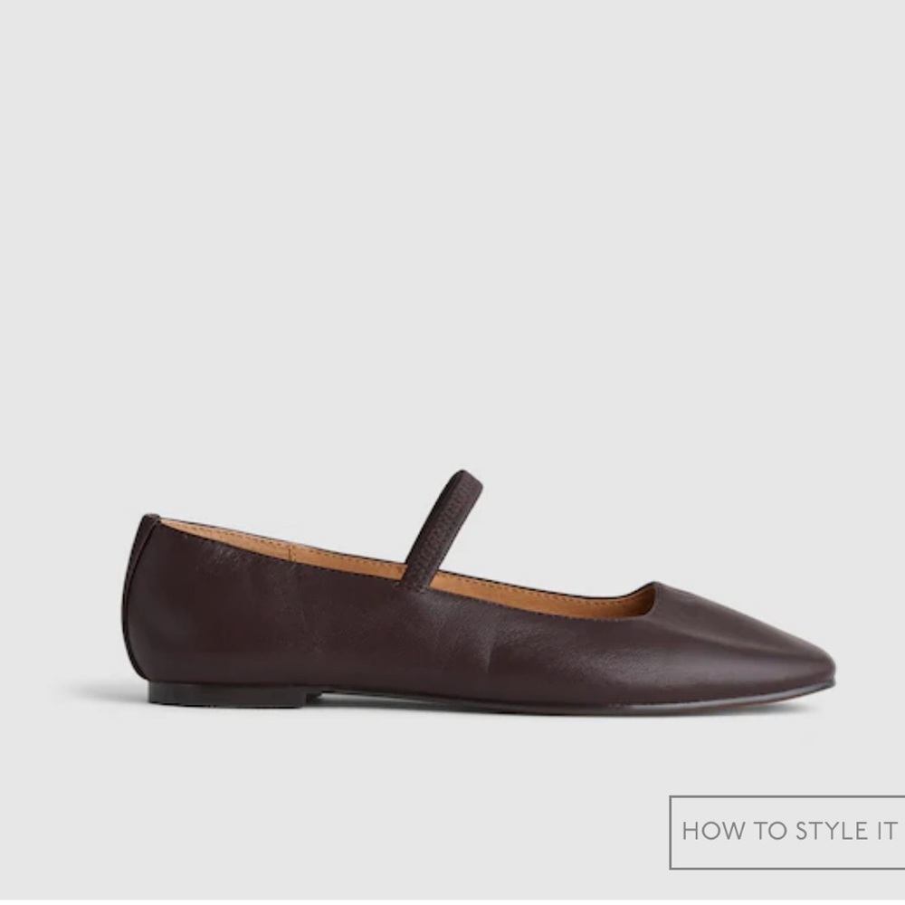 Madewell Greta Women's Flats in Chocolate Raisin